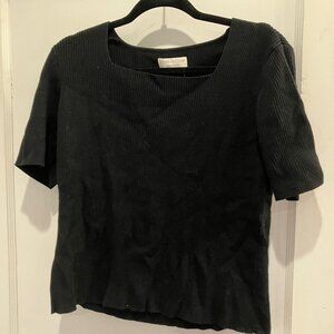 Worthington Essentials black sweater size large